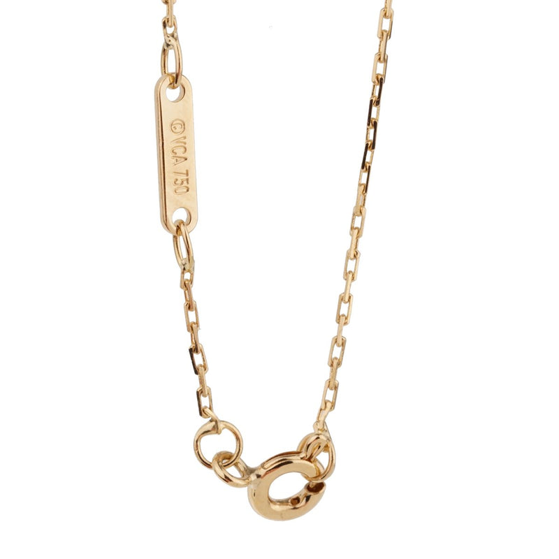 Van Cleef & Arpels Vintage Alhambra Gold Necklace 0001037