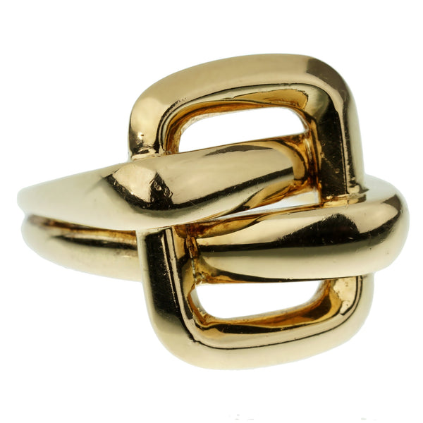 Van Cleef & Arpels Vintage Bypass Yellow Gold Ring 1DG215k