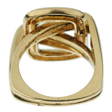 Van Cleef & Arpels Vintage Bypass Yellow Gold Ring 1DG215k