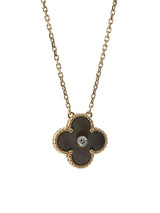 Van Cleef & Arpels Vintage Diamond Alhambra Necklace Rose Gold 00VNC7699