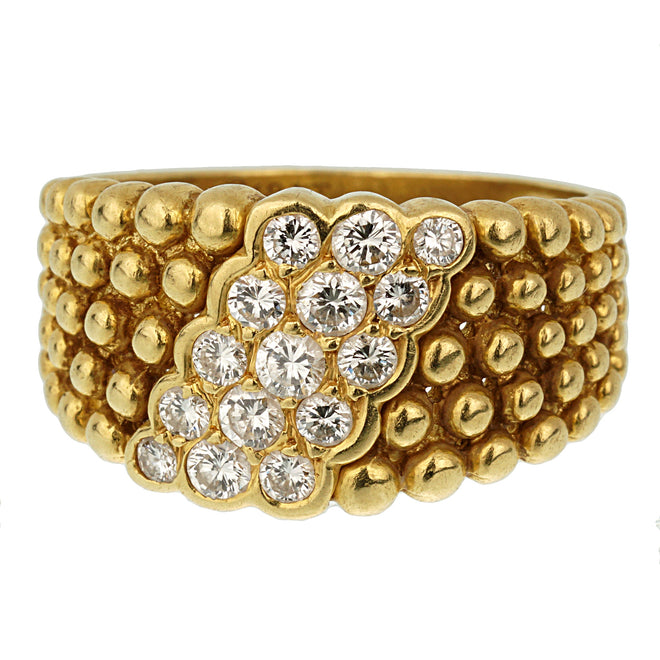 Buy Red Zircon Gold Plated Cocktail Ring Online - Unniyarcha