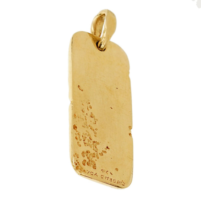 Van Cleef Arpels Vintage Pisces Yellow Gold Pendant Necklace 0001859