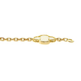 Van Cleef Arpels White Coral Alhambra Bracelet 0000399