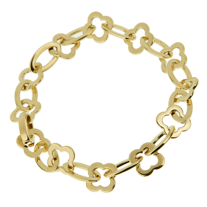 Van Cleef & Arpels Yellow Gold Alhambra Bracelet 1vca8276aolk7