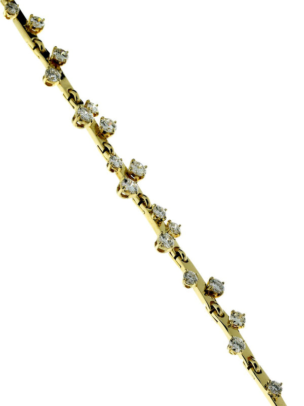 Vintage Van Cleef & Arpels Gold Diamond Necklace 0000214